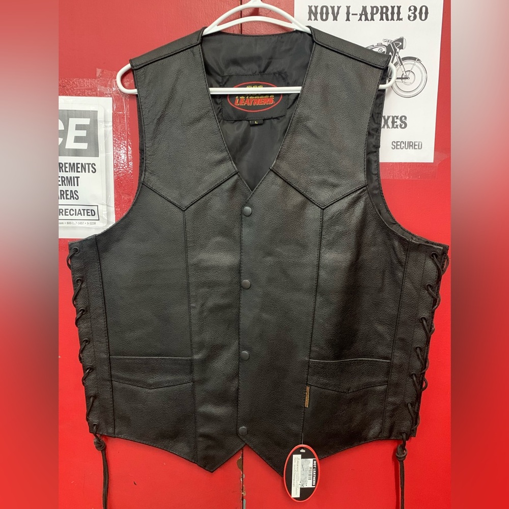 Motorcycle Vest with adjustable sides